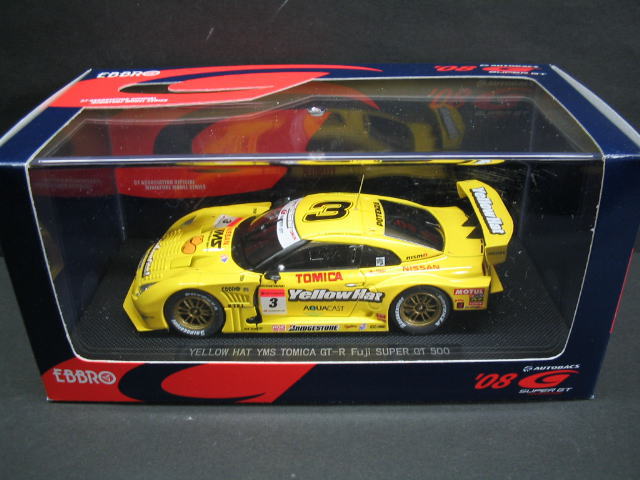 楽天市場】1/43 エブロ EBBRO Super GT 500 YELLOW HAT YMS TOMICA GT