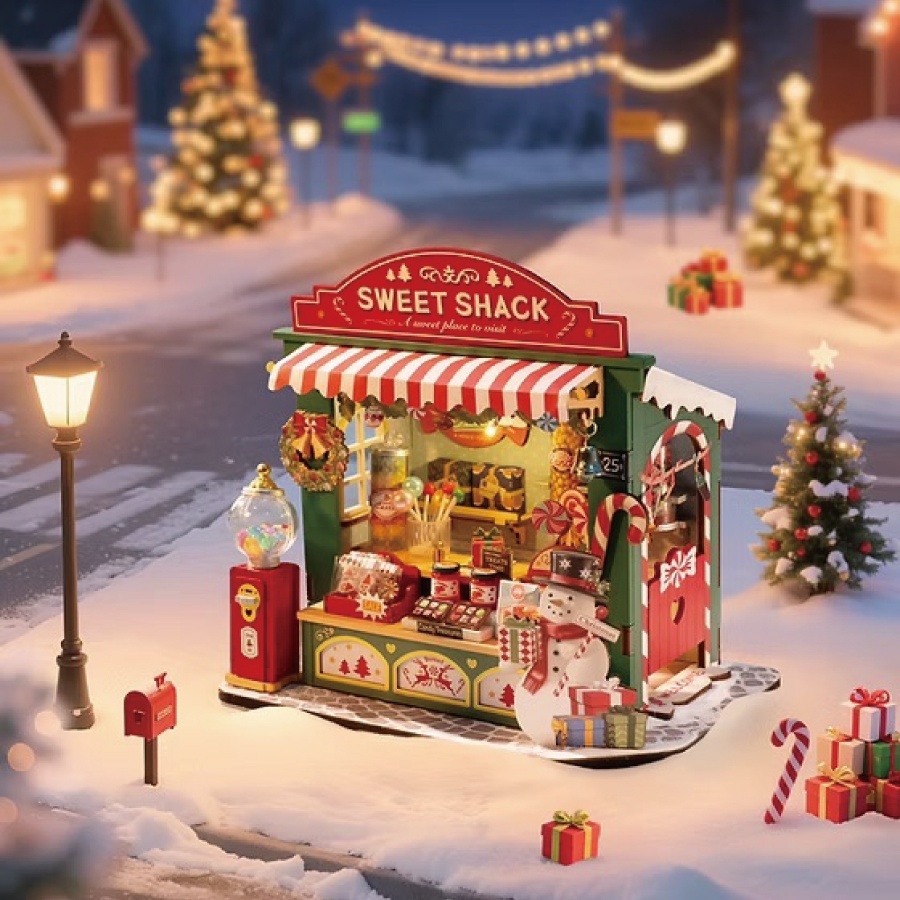 Rolife】クリスマスキャンディハウス Christmas Candy House DIY