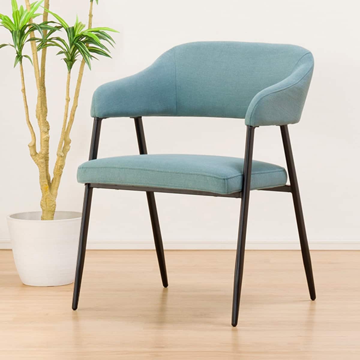 肘付きダイニングチェア(イジー2 BL) | ニトリネット【公式】 家具