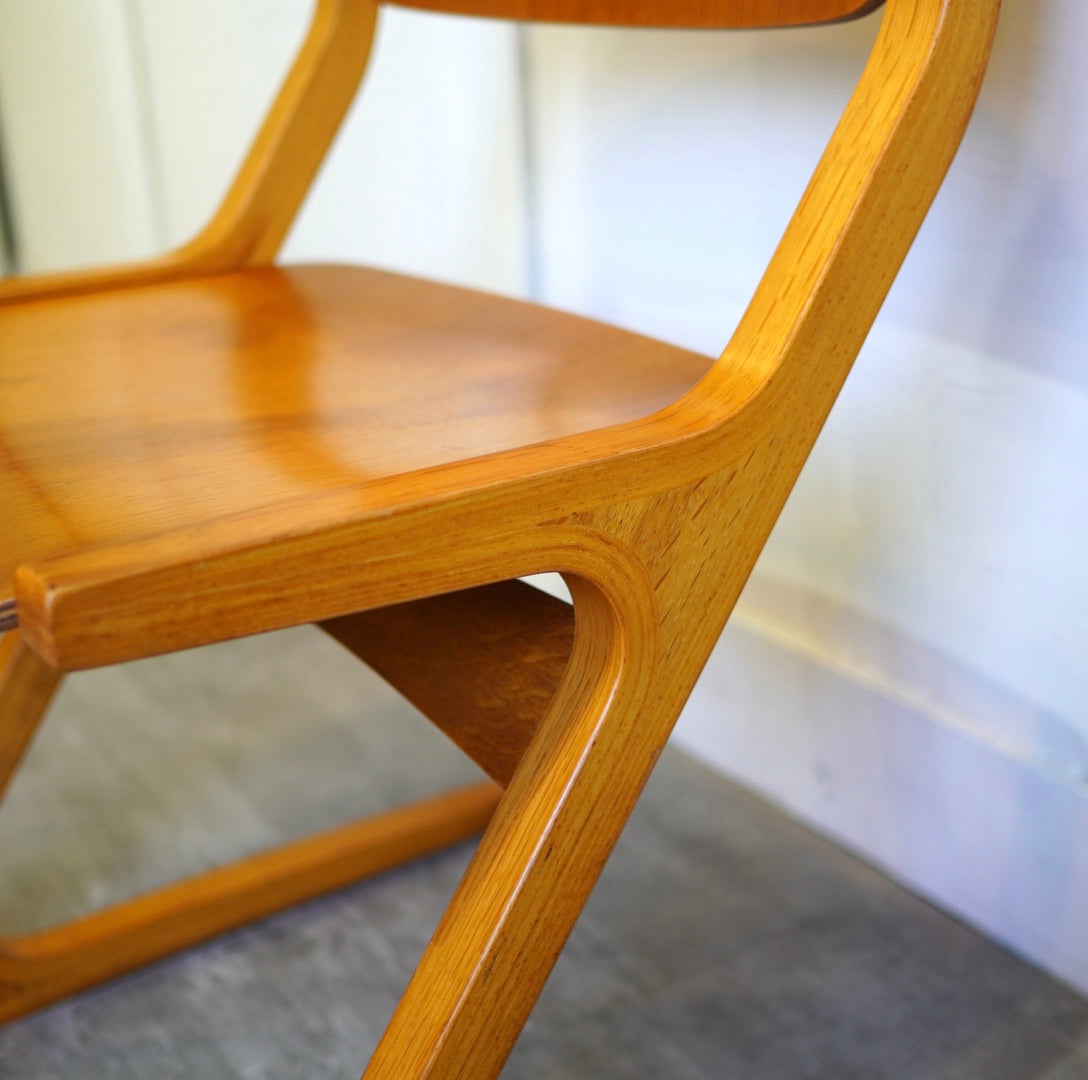 天童木工 HFシリーズ Zチェア ヴィンテージ オーク材 希少 中古 剣持勇