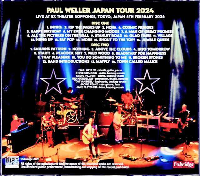 Paul Weller ポール・ウェラー/Tokyo,Japan 2.4.2024 Complete