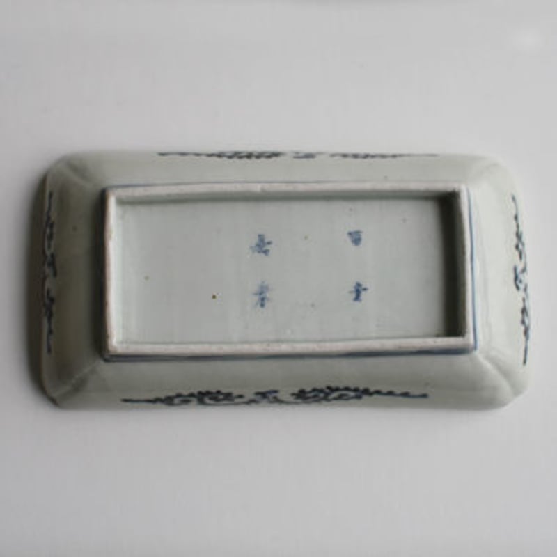 Rb-94 古伊万里 KOIMARI 蛸唐草牡丹文 長角皿 | imarimaru