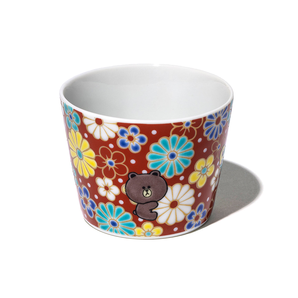 九谷焼 蕎麦猪口(梅菊) LINE FRIENDS – LINE FRIENDS SQUARE JAPAN