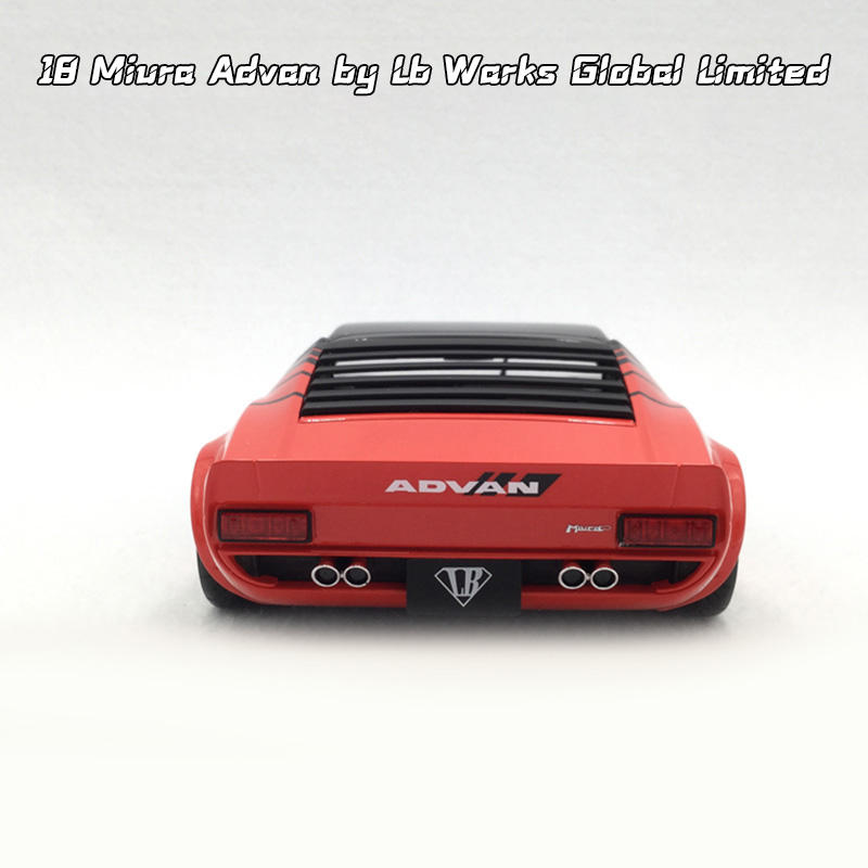 GT Spirit 1:18 Miura Advan Diecast Model - LB Works Edition
