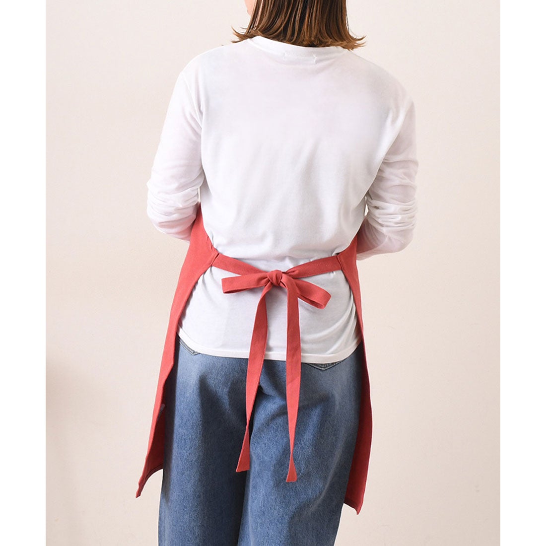 リアルスタイル REAL STYLE エプロン 首掛け ホルターネック 先染め