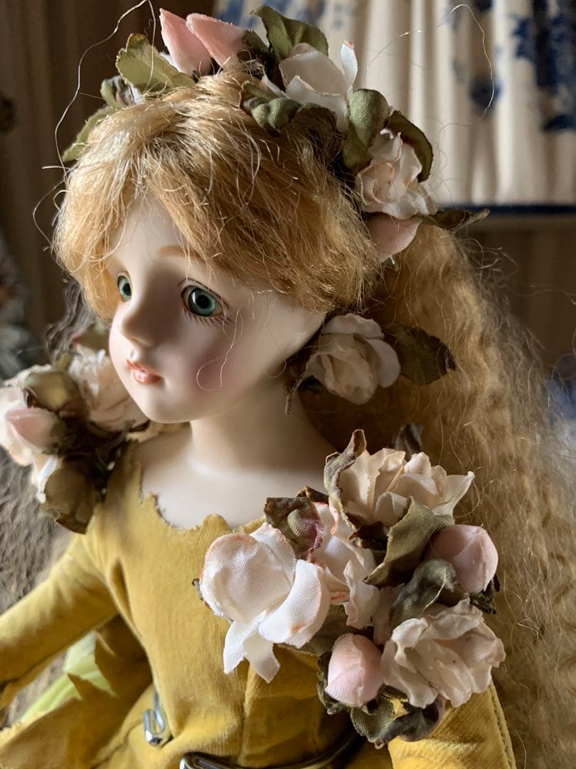 若月まり子　中型ビスクドール可愛い女の子美品！ imgrc0072587936.jpg