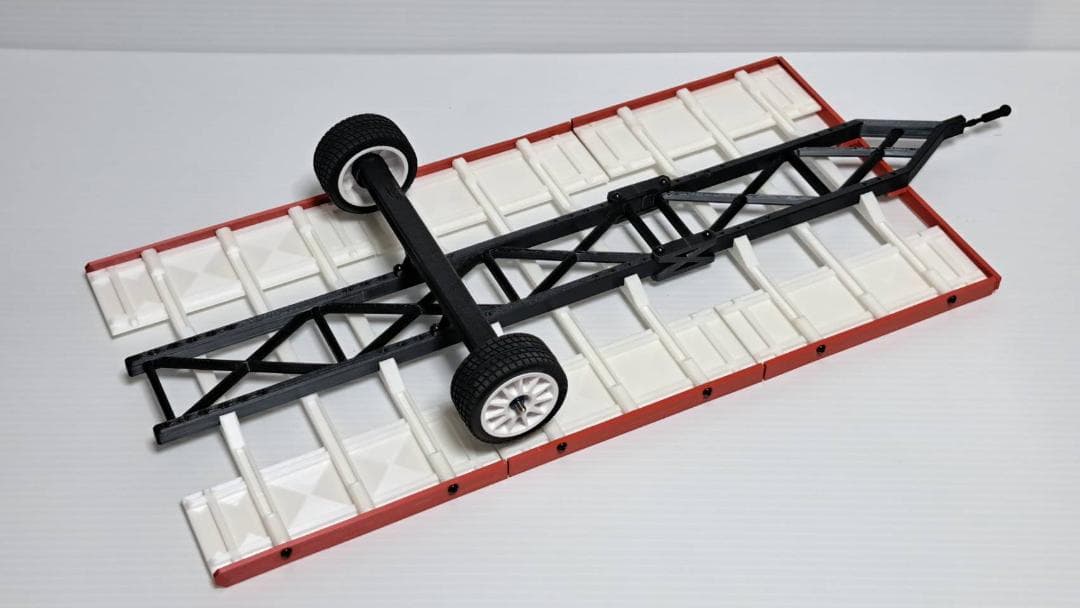 1/10 ラジコン用 車載牽引トレーラー ローダー ドリフト クローラー