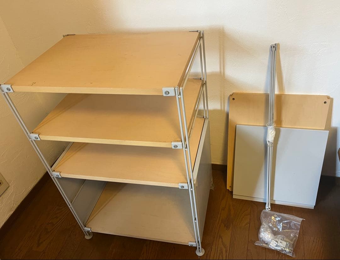 【Luna】無印良品棚スチールユニットシェルフおまけ付