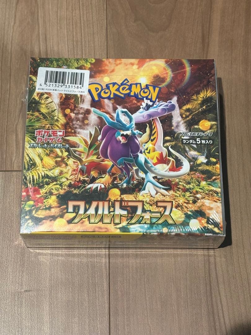 ポケモンカード ワイルドフォース BOX シュリンク付き ポケモンカード ワイルドフォース BOX シュリンク付き 未開封 - メルカリ