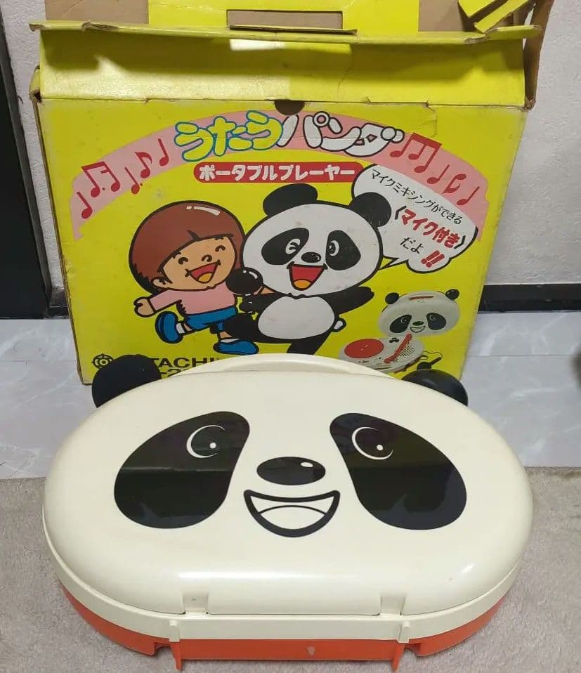 希少】うたうパンダ レコードプレーヤー - メルカリ
