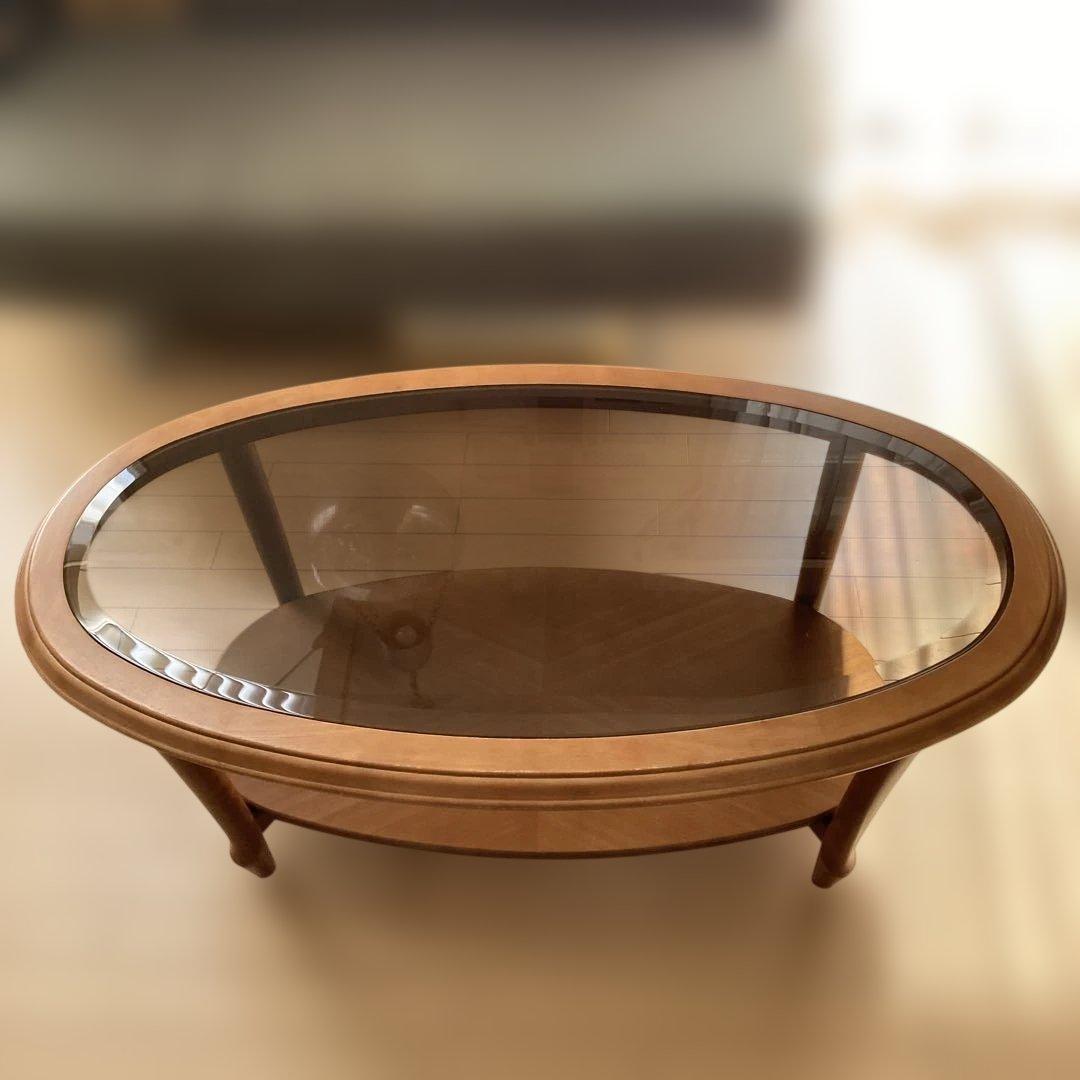 マルニ木工　オーバル　木製ガラステーブル　センターテーブル マルニ木工> センターテーブル・地中海シリーズ | FUJIWAKAYAMA