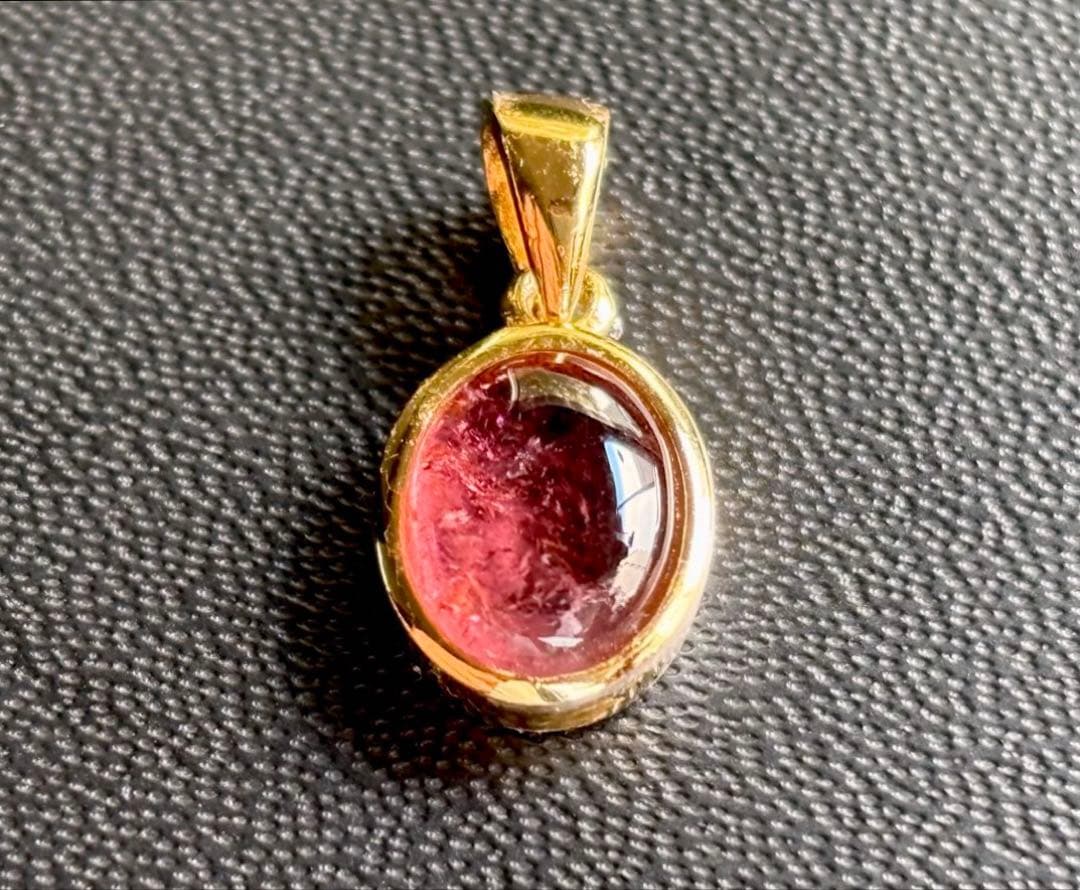 訳あり特価　究極品質　運命のソウルメイトを引き寄せる愛の宝石　ルベライトのPT