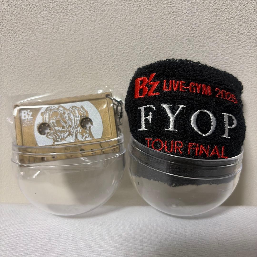 B'z FYOPガチャガチャ 12月21日日付入りカセットチャーム　リストバンド B'z FYOP ツアーグッズ 12 21 大阪 京セラドーム ガチャガチャ 日付