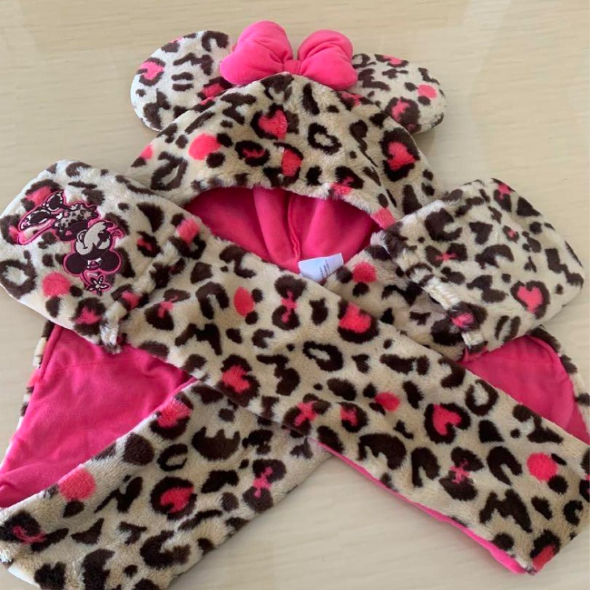 ディズニー ミニー マフラーファンキャップ ヒョウ柄｜Yahoo!フリマ
