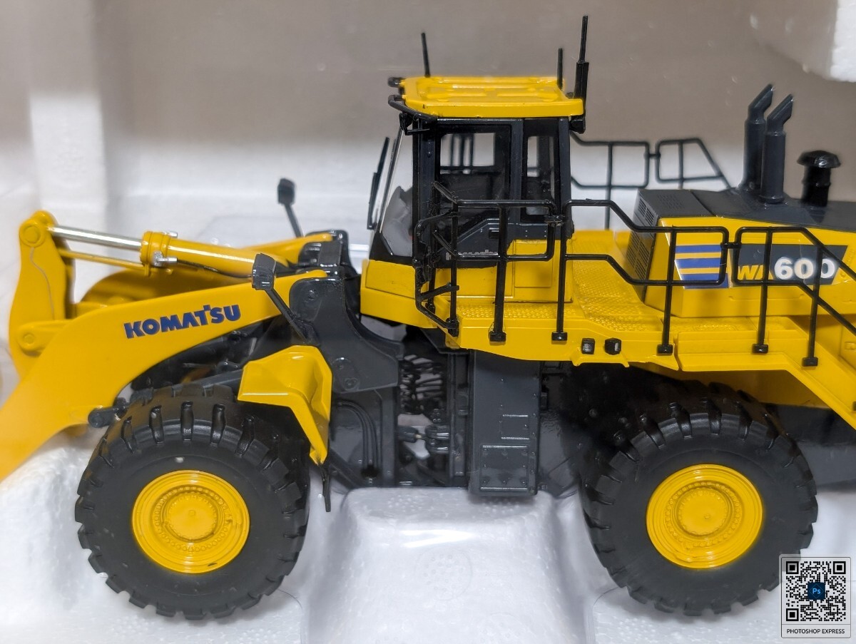 Yahoo!オークション - コマツ WA600-8 大型ホイールローダー 1/50 ユニ