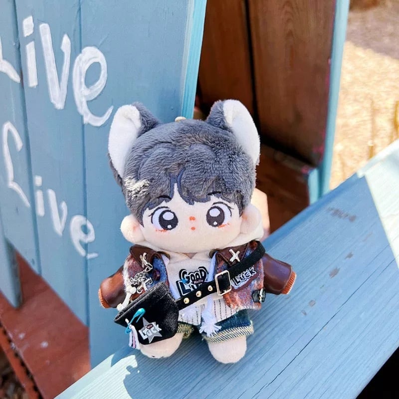 ATK.COS】d117 ロック バンド 革ジャン 着せ替え 人形 ぬいぐるみ 服