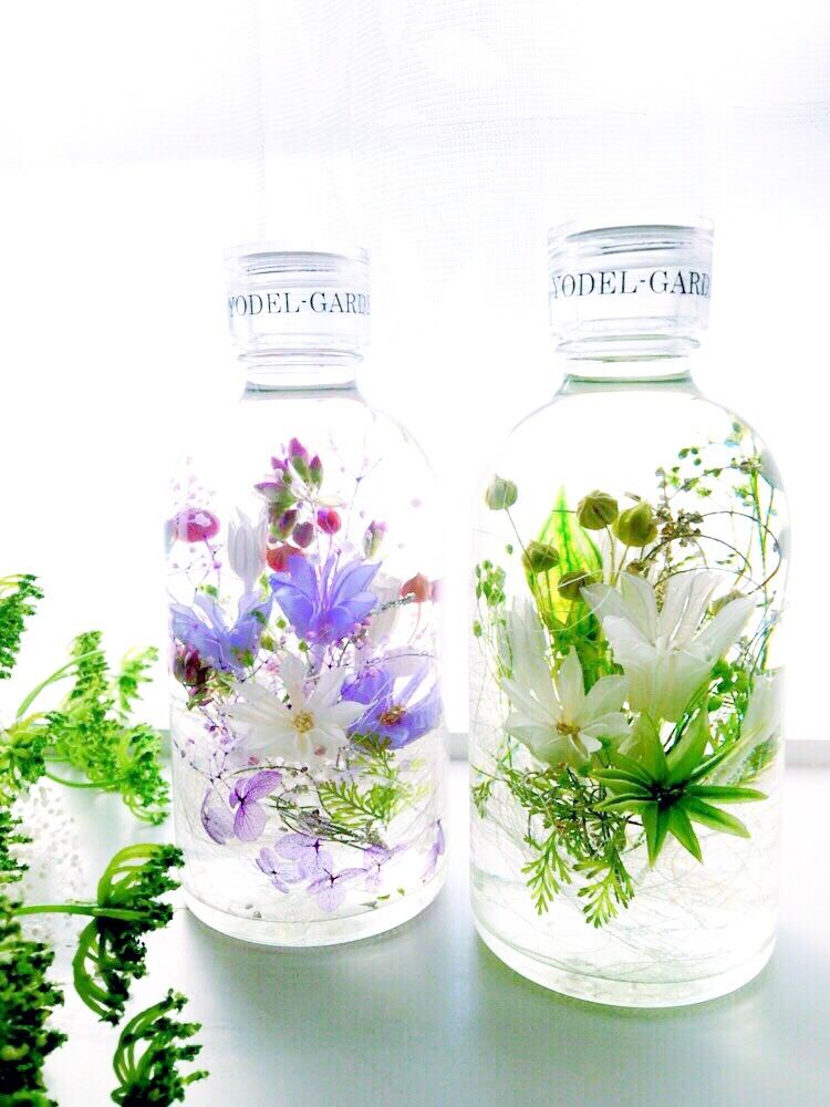 ハーバリウム(ずんぐりボトルLサイズ) エタンスラント~etincelante