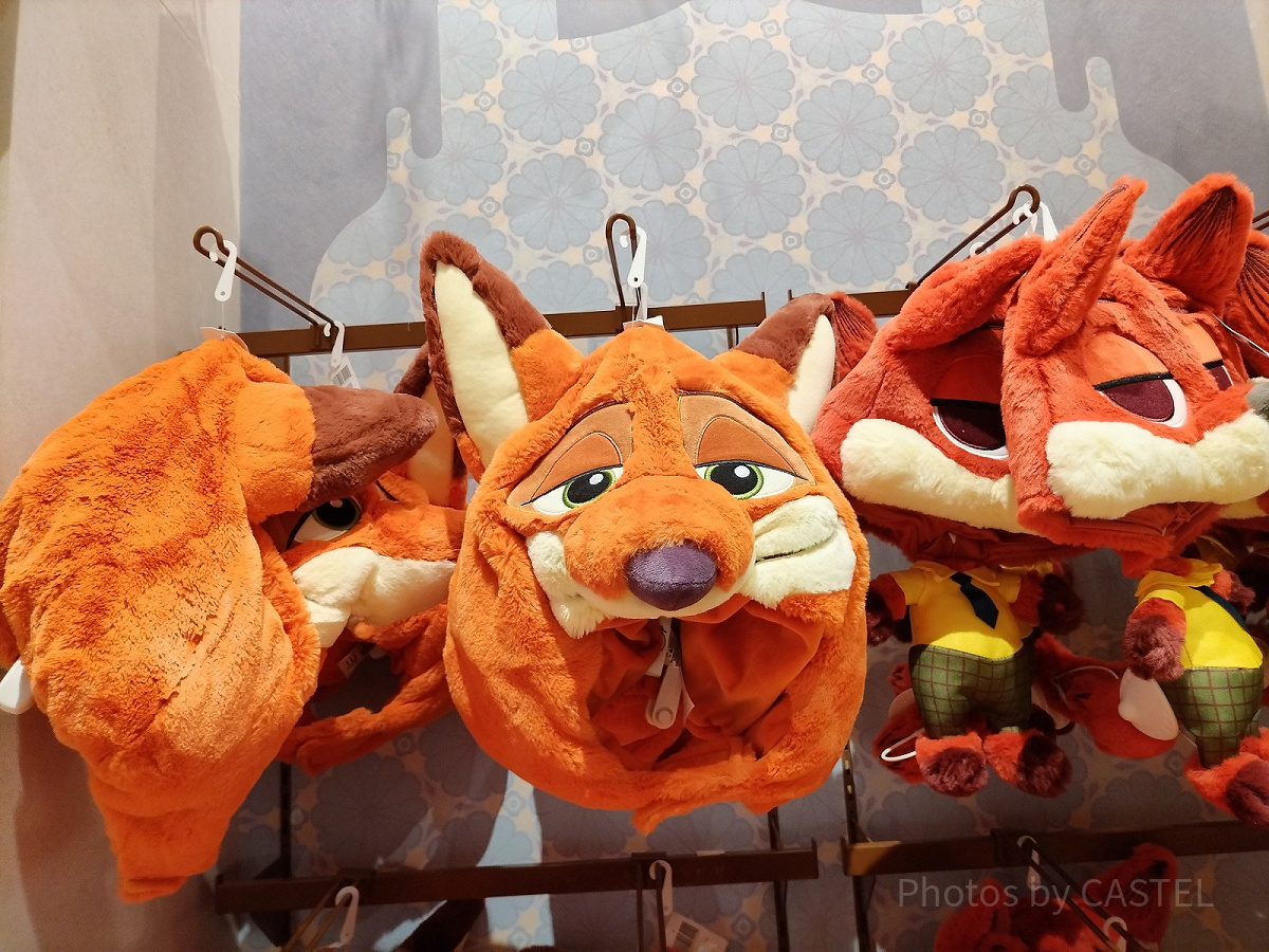 上海ディズニーズートピアグッズ：ニックのファンキャップ| キャステル