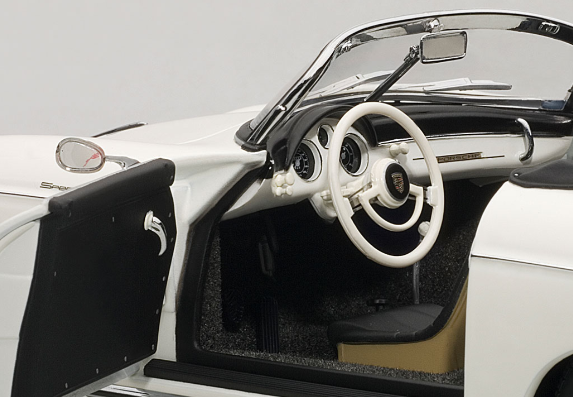 1/18 AUTOart Porsche 356 Speedster #23 (White) Car Model