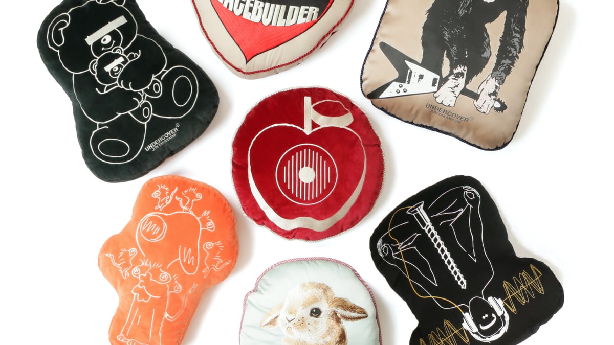 アンダーカバー」がクッションを受注販売 ギラップルやベアなど